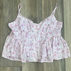 Lush Lavender Floral Camisole